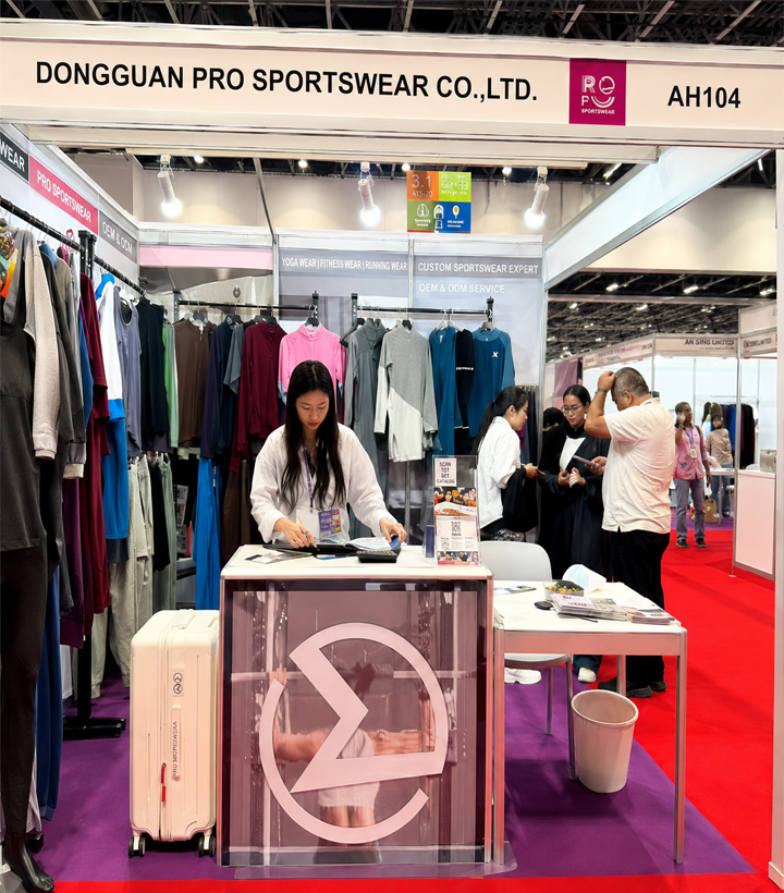 Pro Sportswear factory floor in Dongguan