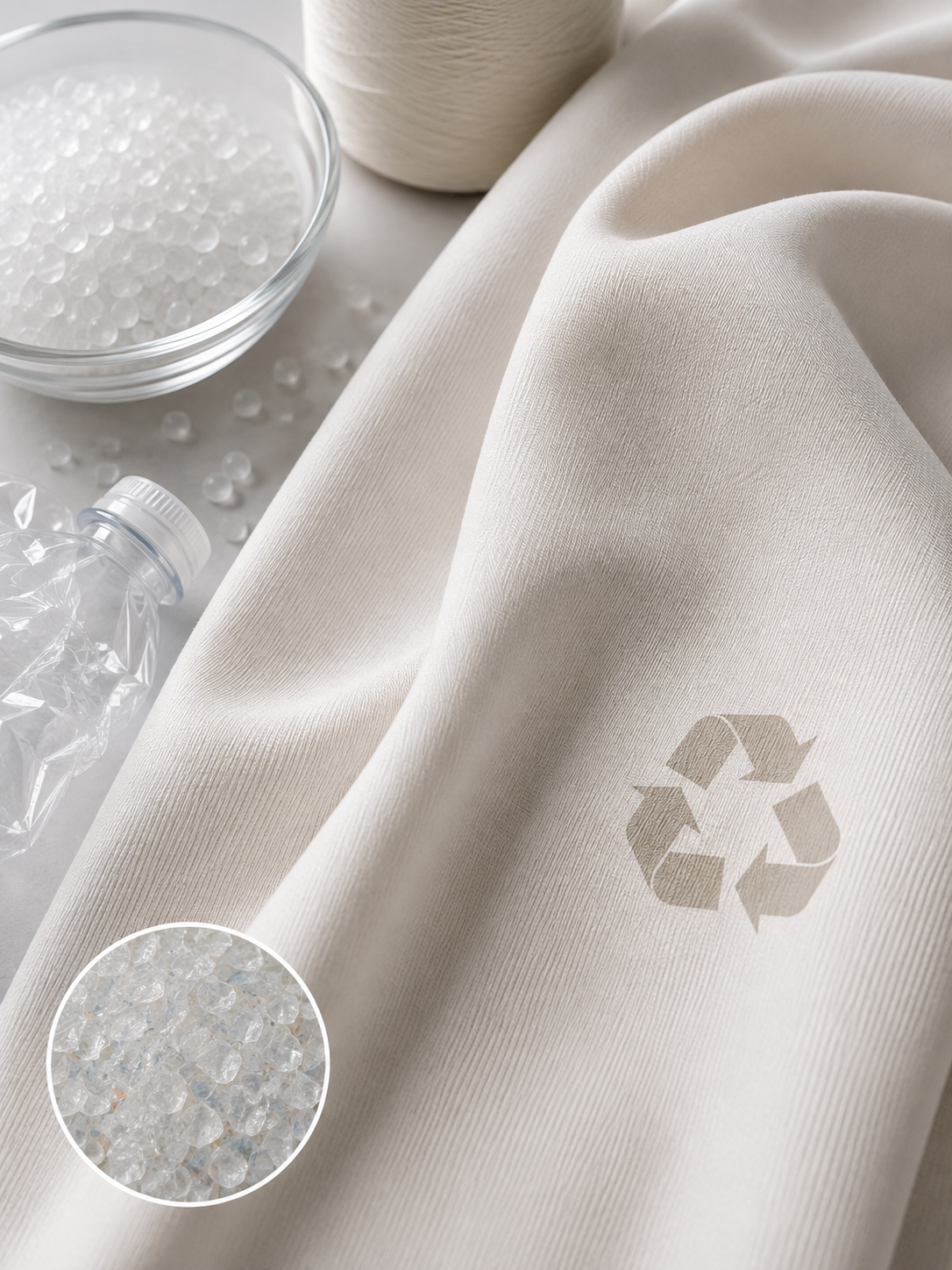 Recycled poly fabric