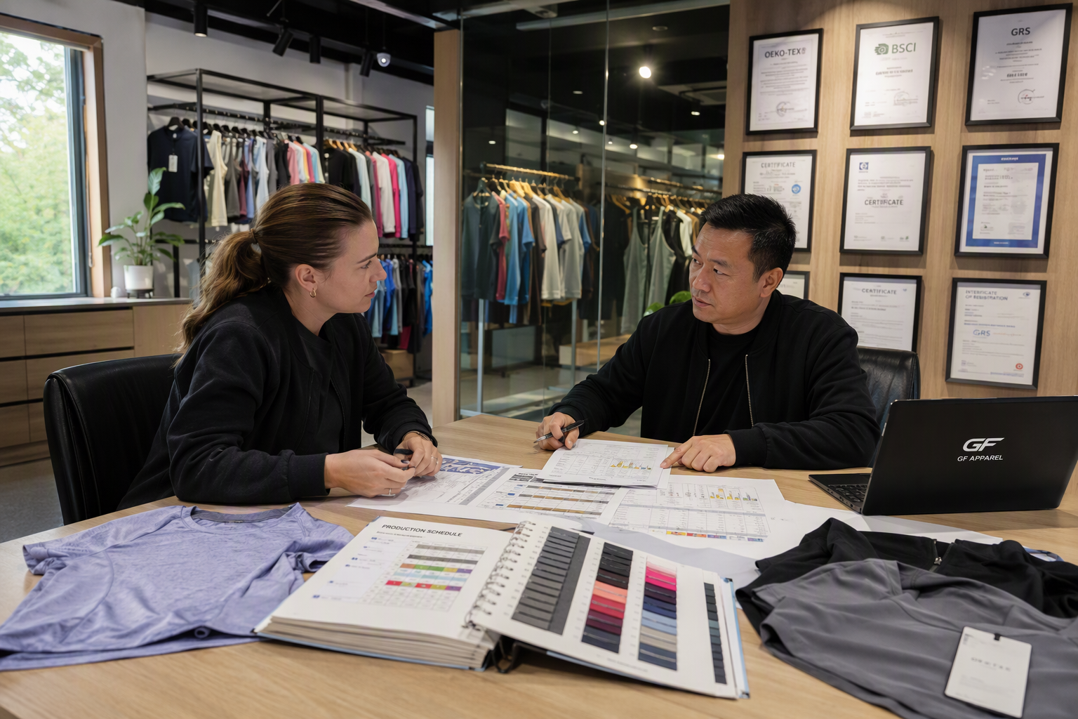 questions to ask a clothing manufacturer for activewear