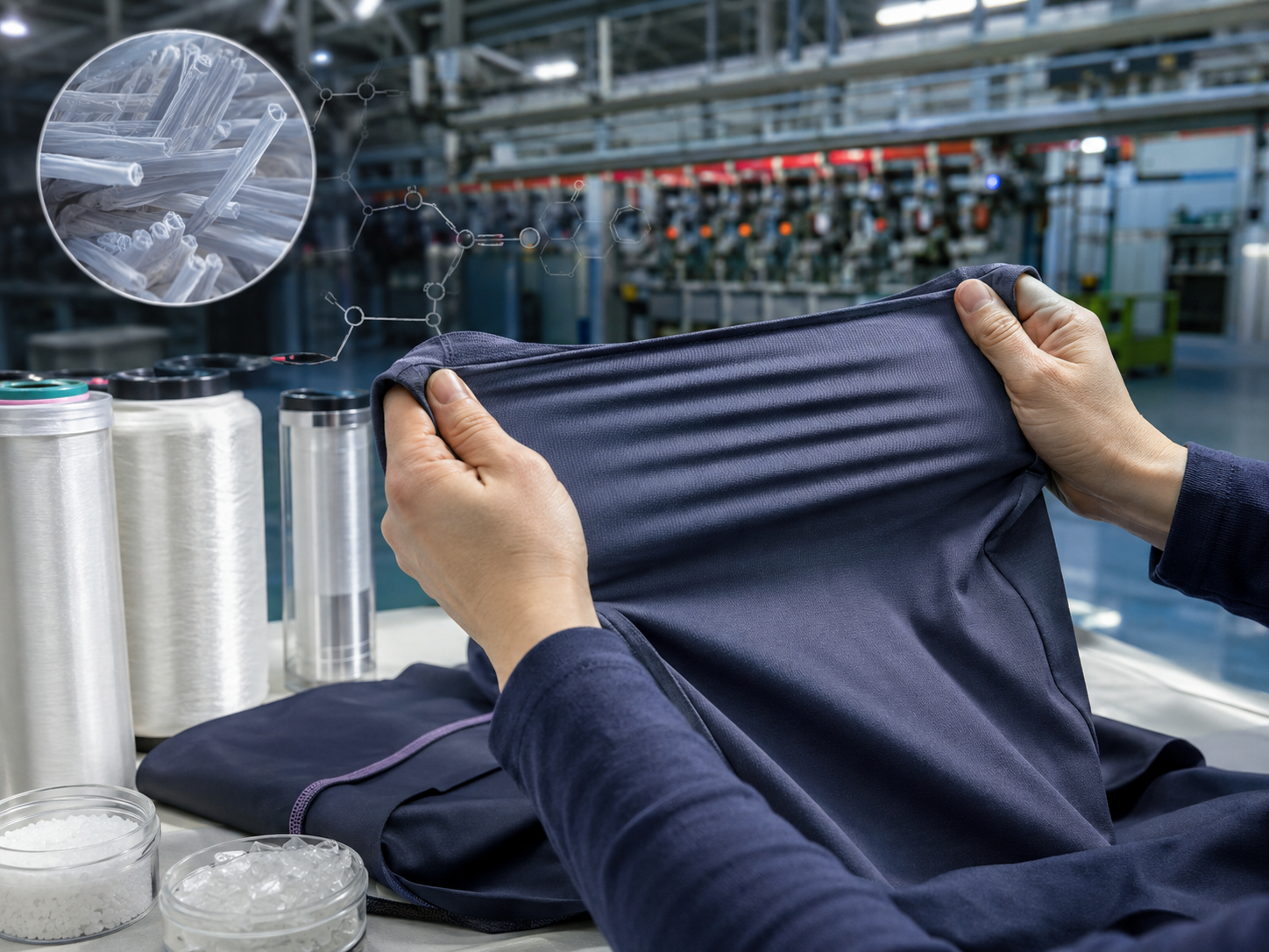 Spandex Fiber: From Chemistry to Performance Spandex fiber chemical structure and manufacturing process