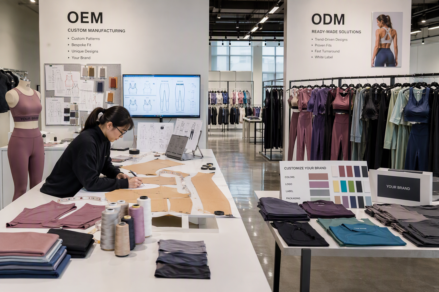 OEM vs ODM Clothing Manufacturer Custom Design vs Private Label Service Models
