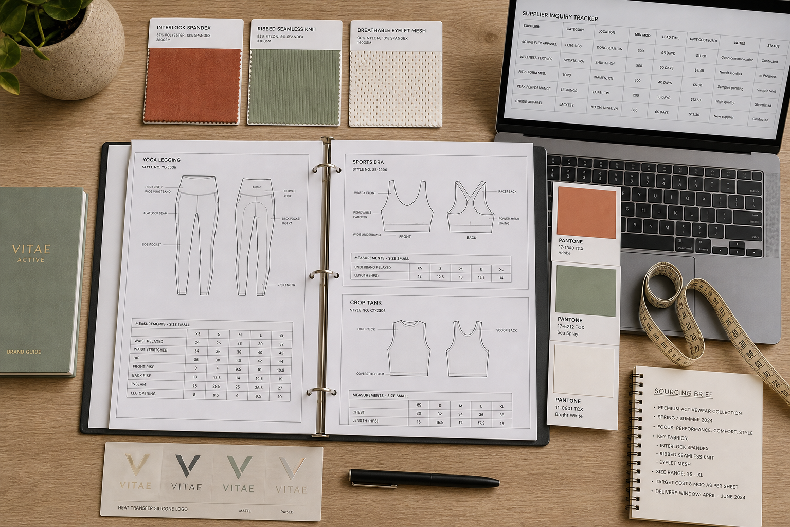 Preparing an Activewear Tech Pack and Sourcing Brief Before Contacting Clothing Manufacturers