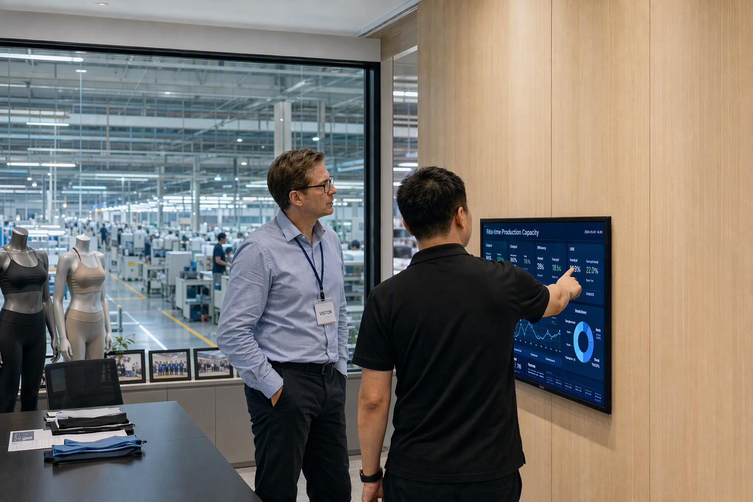 On-Site Activewear Factory Audit and OEM Manufacturer Capability Evaluation
