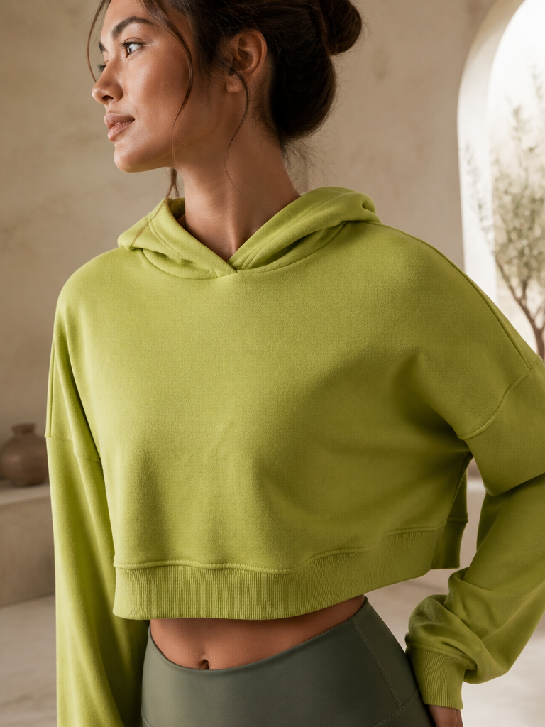 Windproof jacket hood detail