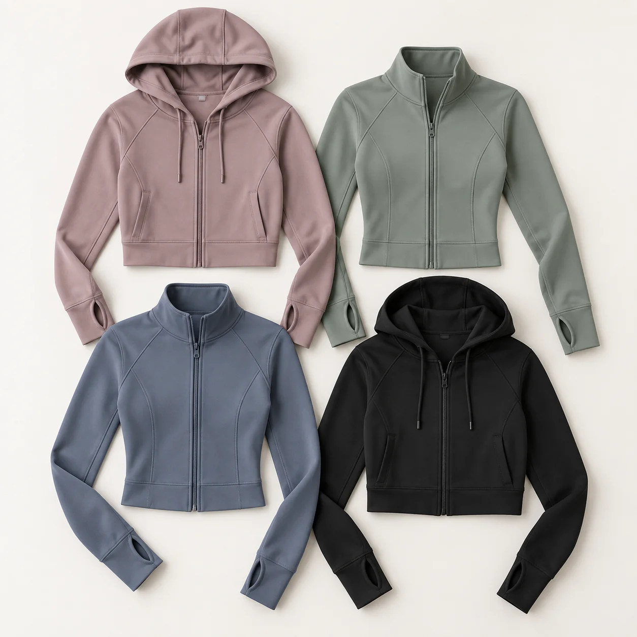 Zip jackets and hoodies