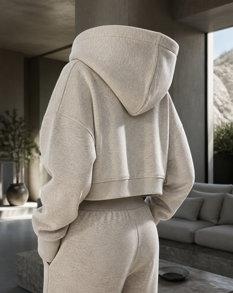 Zip-up yoga jacket
