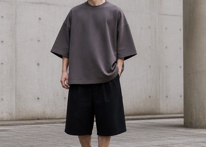 Utility cargo unisex shorts
