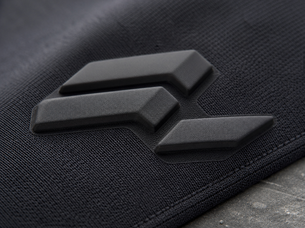 Jacquard woven logo